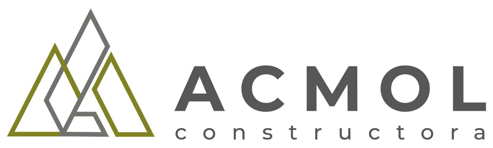 Logo horizontal de ACMOL Constructora